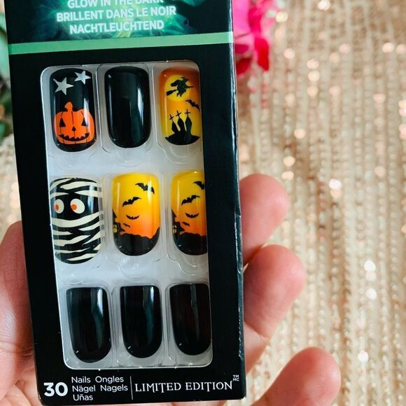NEW ImPRESS GLOW IN THE DARK HALLOWEEN NAILS - Picture 4 of 5